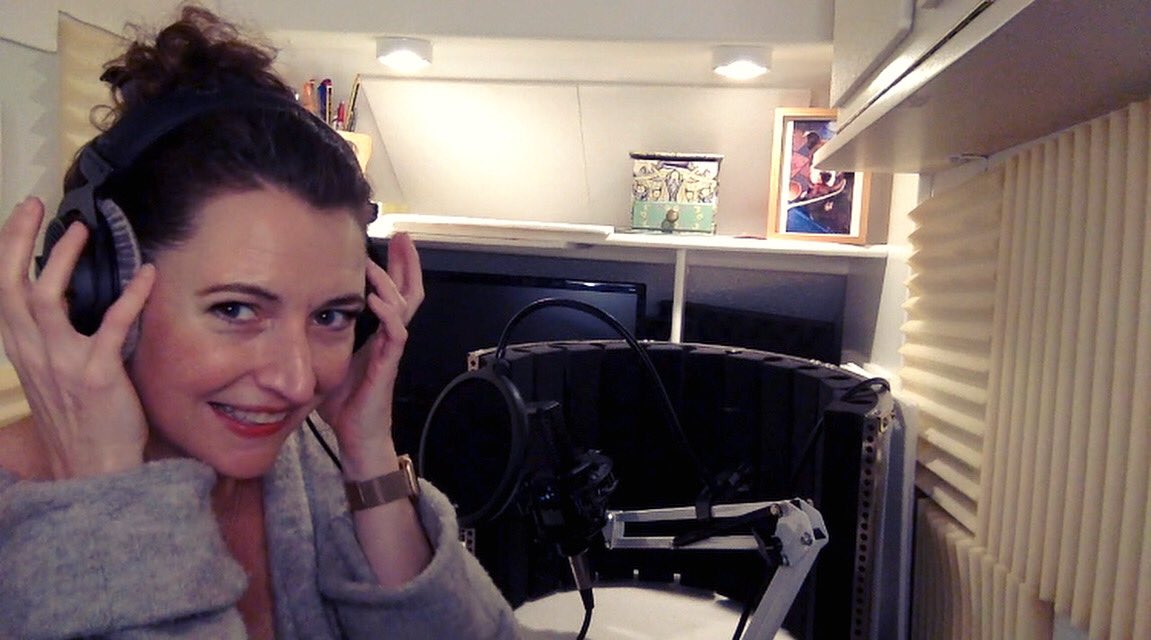 KathrynHaywood1's tweet photo. This is me in my tiny home studio. Iโve been lucky enough to have a steady stream of voiceover work to keep me going this year.
Feeling very โhashtag grateful hashtag blessedโ today! ๐ฅฐ
#voiceover #voiceactor #voice #vo #va #homestudio #charactervoiceover #britishvoice #singover https://t.co/GCoOIssFlf