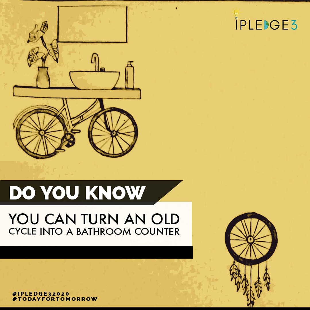 vridhihyderabad's tweet photo. Did you know?
Get experimental and turn an old cycle into a bathroom counter.
Or any tires into a wall decor!😁
#ipledge32020 #todayfortomorrow #reuse #reusecycle #reusecycletires #reducereuserecycle #reusereducerecycle #reusematerials #recycleandplay #recycling #Sustainable https://t.co/kkgGfCAnKN