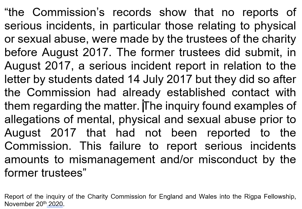 SogyalTruth's tweet photo. The @ChtyCommission report confirms that @RigpaUK concealed knowledge of abuse allegations for years and then feigned concern once contacted by the Commission.
https://t.co/wnMMGxi86y https://t.co/Mn4IbsJT2S