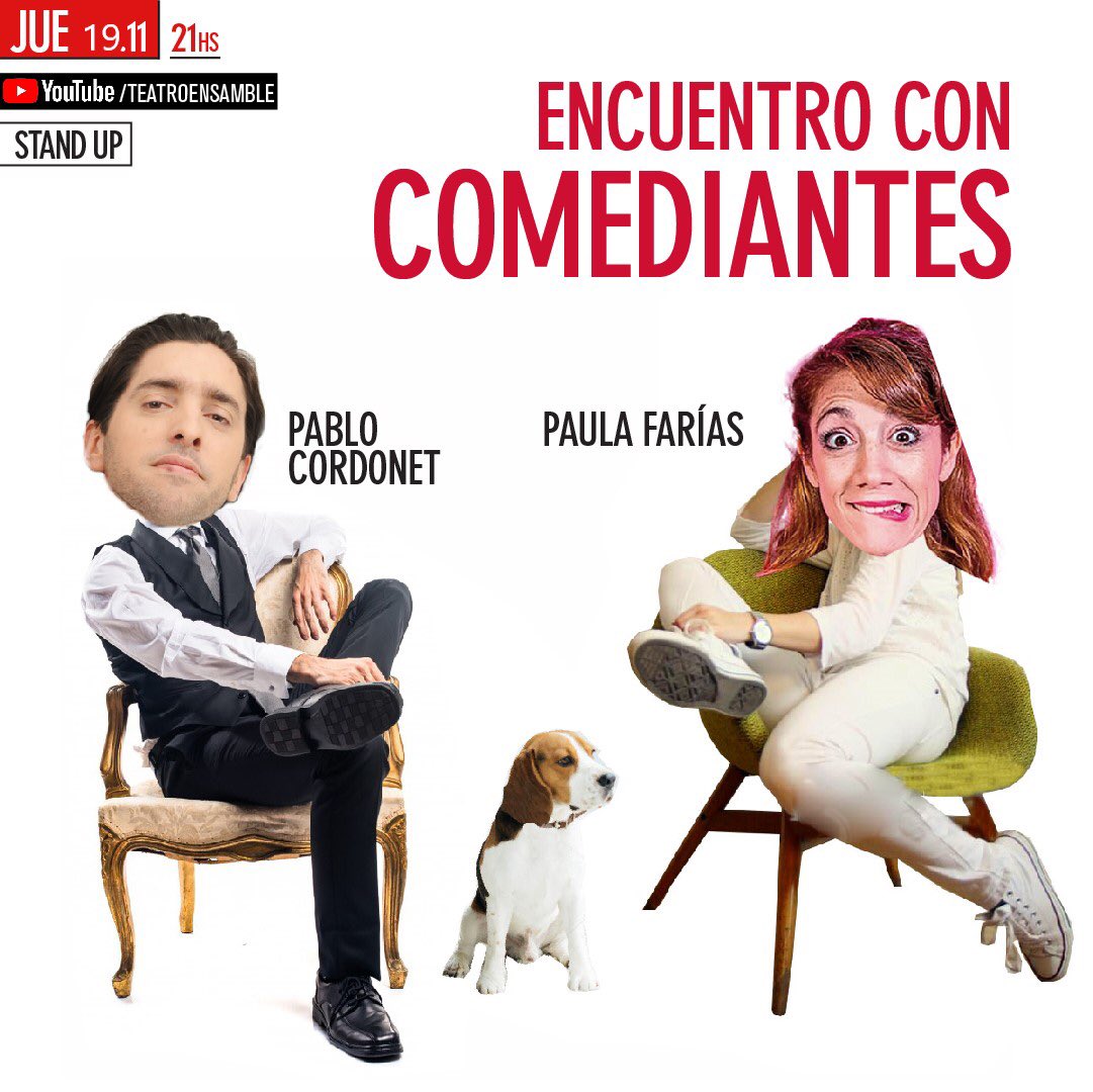 Hermosa fecha de encuentro con comediantes. La pandemia me dio hermosas personas...