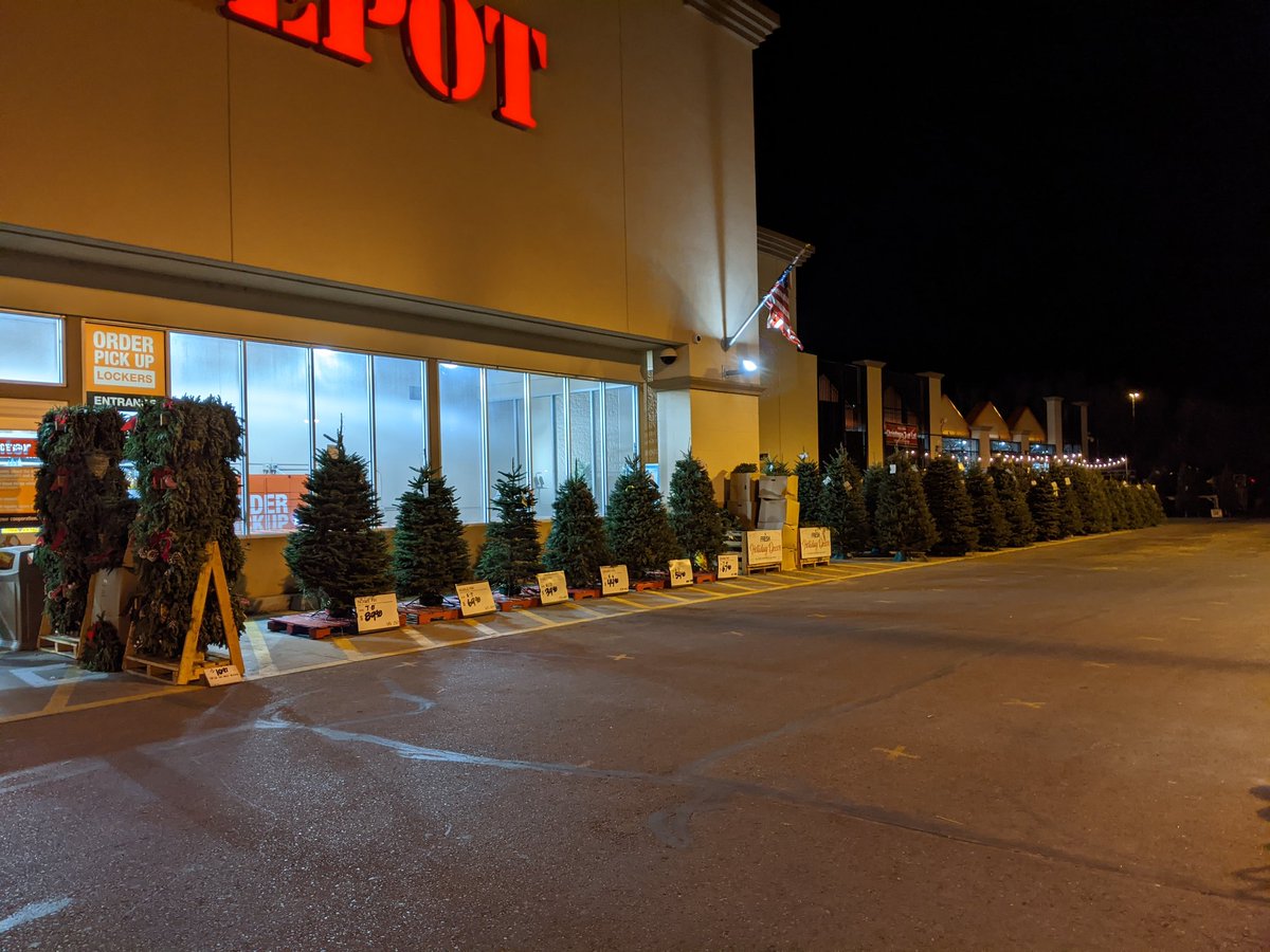 JamesCollins_55's tweet photo. The Provo Home Depot tree lot is open for business! Come down and get some fresh cut live goods. #Ferocious4416 #D53 https://t.co/NbJVWllEDY