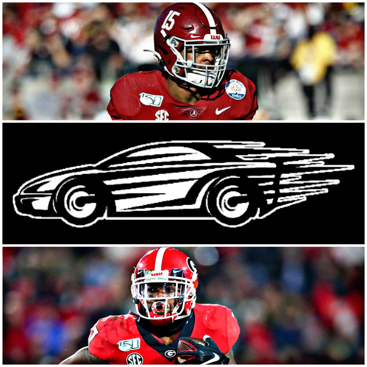 RacersRFL's tweet photo. With the first night of the @RFLLeague Draft Round 1 done, your champion Racers have acquired two great players in RB D'Andre Swift and FS Xavier McKinney. Welcome to the home of champions boys!!! @RFLLeague #RFL #DraftNight #Champs #Racers https://t.co/TtBKcvaWuH