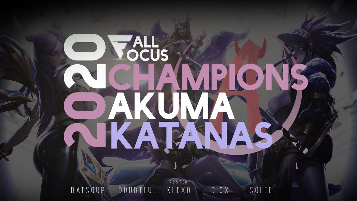 After what feels like an eternity, the faithful shall be rewarded! The Katanas took down their sister team the Sabers in an EPIC best of 5 that went the distance in <a href="/FocusEsportsNA/">Focus Esports</a> Optimal Series! 

We're so proud of these boys and excited for what the future holds for them!