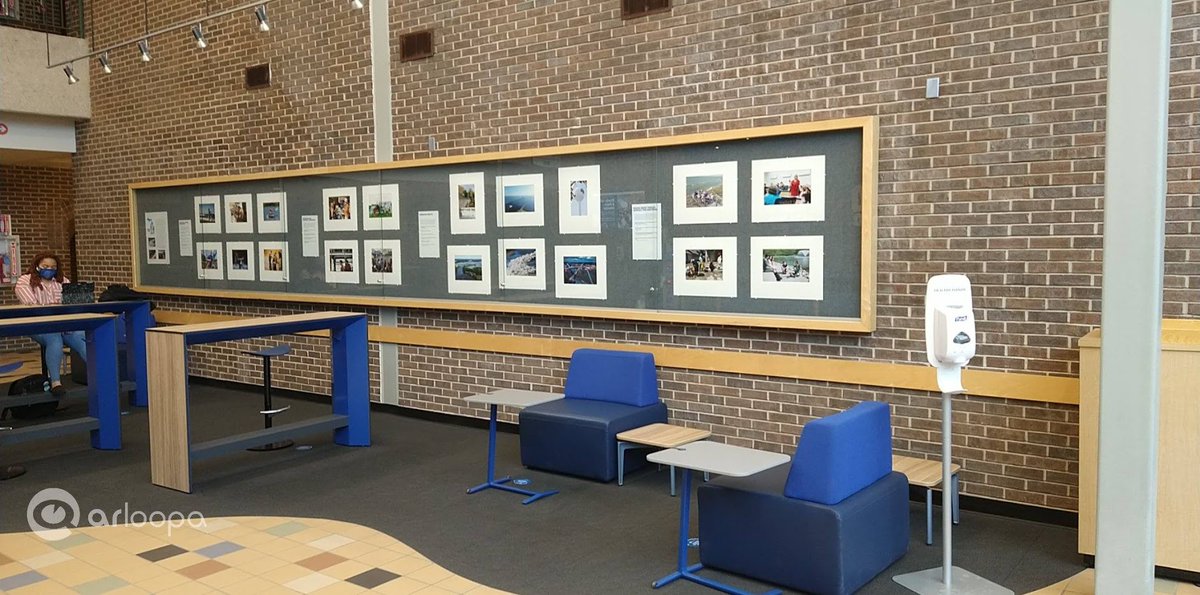 MakingWavesGVSU's tweet photo. One of the latest exhibitions from Grand Valley State University Art Gallery features art celebrating water and the Making Waves Initiative at GVSU. Learn more about it here -> https://t.co/CtEwD1uw5c or check it out in person inside of Kirkhof Center! https://t.co/4bfmAb9a7w