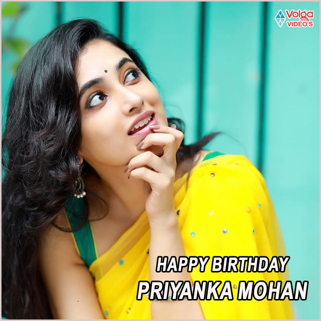 Volgavideos1's tweet photo. Wishing A Happy Birthday @priyankaamohan
#HBDPriyankaMohan #HappyBirthdayPriyankaMohan #PriyankaMohan #PriyankaArulMohan #Wishes #Volgavideos https://t.co/VeMJw1hez6
