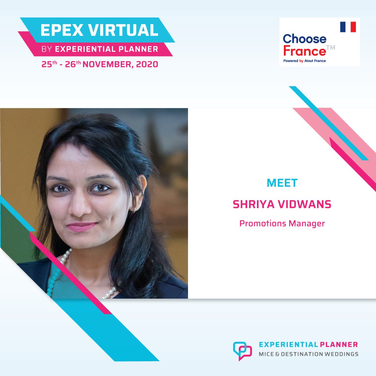 Catch-up with Atout France at the upcoming EPEX Virtual Series and discuss the opportunities of hosting Events in the ‘new normal’. To block a meeting spot, please write to office@experientialplanner.com. Limited slots are available.

<a href="/France_CVB/">France Convention Bureau</a> #ExperientialPlanner #EPEXVIRTUAL