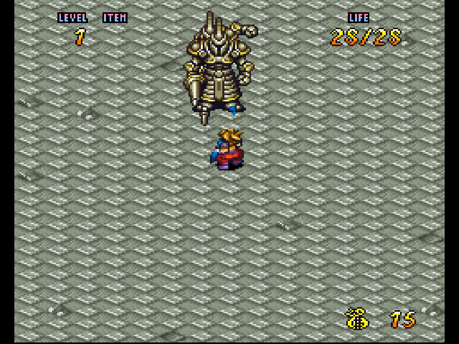 Combat is really good but the theme and setting has become extremely cliched and boring, I must say.Having said that, Terranigma has absolutely found its stride. It's insane it outdoes Illusion of Gaia getting there, but I really like this.