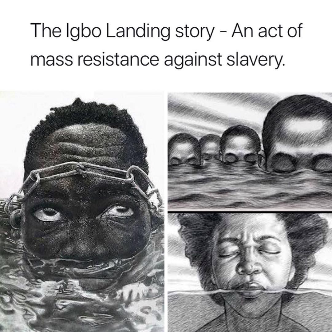 Watumwa hao wapatao 75 na wao waliamua kujizamisha kwenye maji kwa lengo la kujiua.Wakiongozwa na chifu wao huku wakiwa wamefungwa minyororo shingoni walijipanga msururu kuelekea ndani ya maji ya mto DUNBAR CREEK huku wakiimba nyimbo watu mbalimbali walijaribu kuenzi 