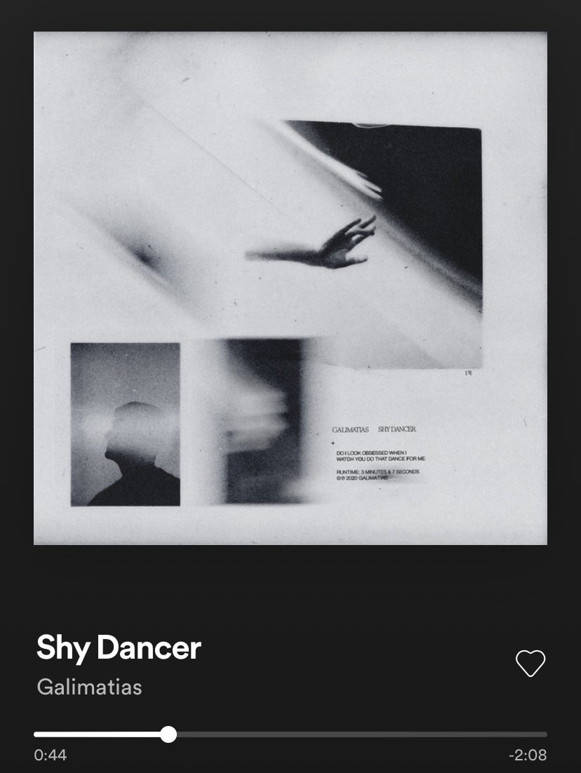 SHY DANCER out now listen— orcd.co/shydancer