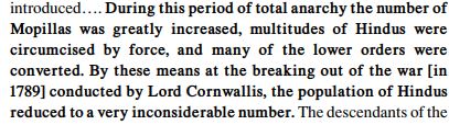 During his times in Malabar,Tipu committed horendous atrocities against residents and Christians and we find the mention of his atrocities in the the book (A Voyage to the East Indies, pages 140-42.)(8/12)