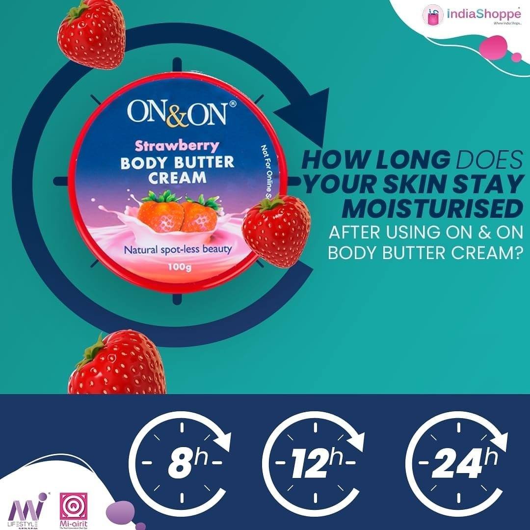 Enriched with strawberry extracts for long-lasting moisturisation!