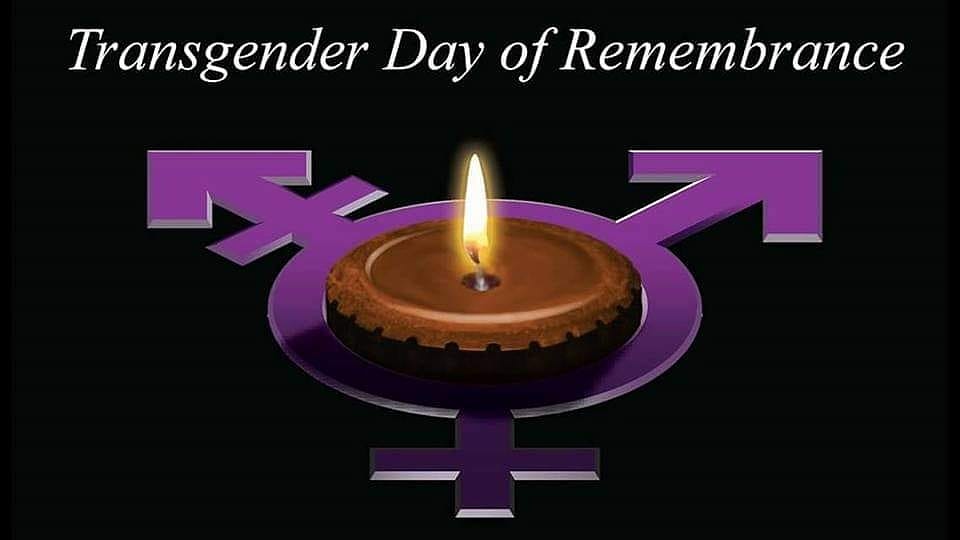 svenskapride's tweet photo. I dag är det Transgender day of remembrance, #TDoR.
I dag minns vi särskilt de som gått före. Vi minns de som kämpat. Vi är tacksamma för allt de/ni gjorde. 
Vi ser er som kämpar idag. 
Vi hör er. 

#Svenskapride #TDoR2020 https://t.co/6wQv66cBtF