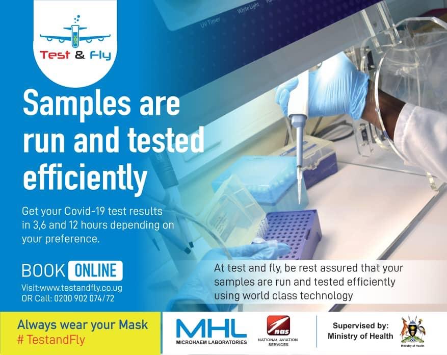 babyfaceug's tweet image. If you have symptoms of #COVID19 and want to get tested, don’t hesitate to book an appointment with @testandfly. Book now through testandfly.co.ug 

#TestAndFly