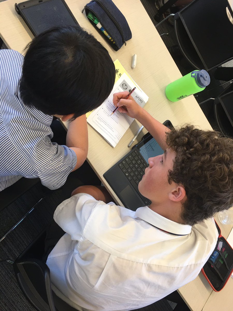 MATHS // Fantastic mathematical conversations between Year 6 and Year 9 students. Brains were on fire for factorials, logarithms, prime numbers and challenging puzzles! #WeAreBarker