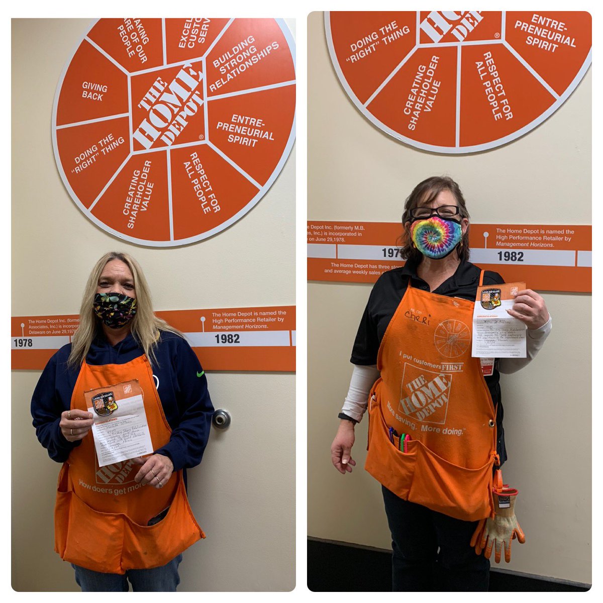 Two outstanding associates that live the Value wheel daily, we appreciate all you do Melinda and Cheri! <a href="/AkinsMel/">Mel Akins</a> <a href="/RayRParks/">Ray Parks</a> <a href="/bella_smalls/">richelle smalls</a> <a href="/Mila_Montague/">Mila Montague</a> <a href="/RichieLong13/">Richie Long</a> @brenda_asher2 <a href="/ErnestD52/">Ernest Knight</a>