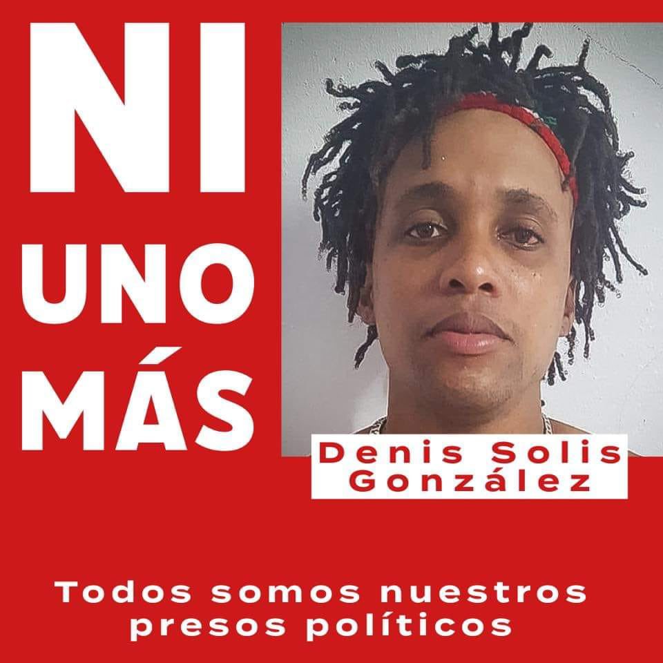 IlianaDelgadoB's tweet photo. @DiazCanelB #FreeDenisSolis #FreedomOfSpeech #PoliticalPrisoners #FreedomForCuba #NoMoreCastro #NoMorePCC #NoMoreRepression ❤️🇨🇺🙏 https://t.co/qztbpaPwPJ