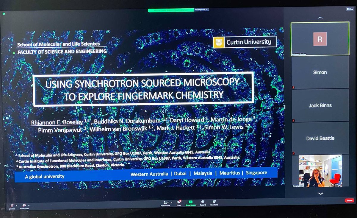 marta_krasowska's tweet photo. Not only this #SynchrotronSuperhero @RhiannonBoseley made sure the @ANSTO @ausynchrotron #UM2020 run smoothly but she also gave an amazing talk featuring great #IR and #XFM data @SimonWLewis #ProudSupervisorMoment #WomenInStem @CurtinUni 👏👏👏 https://t.co/J1iW4gUADA