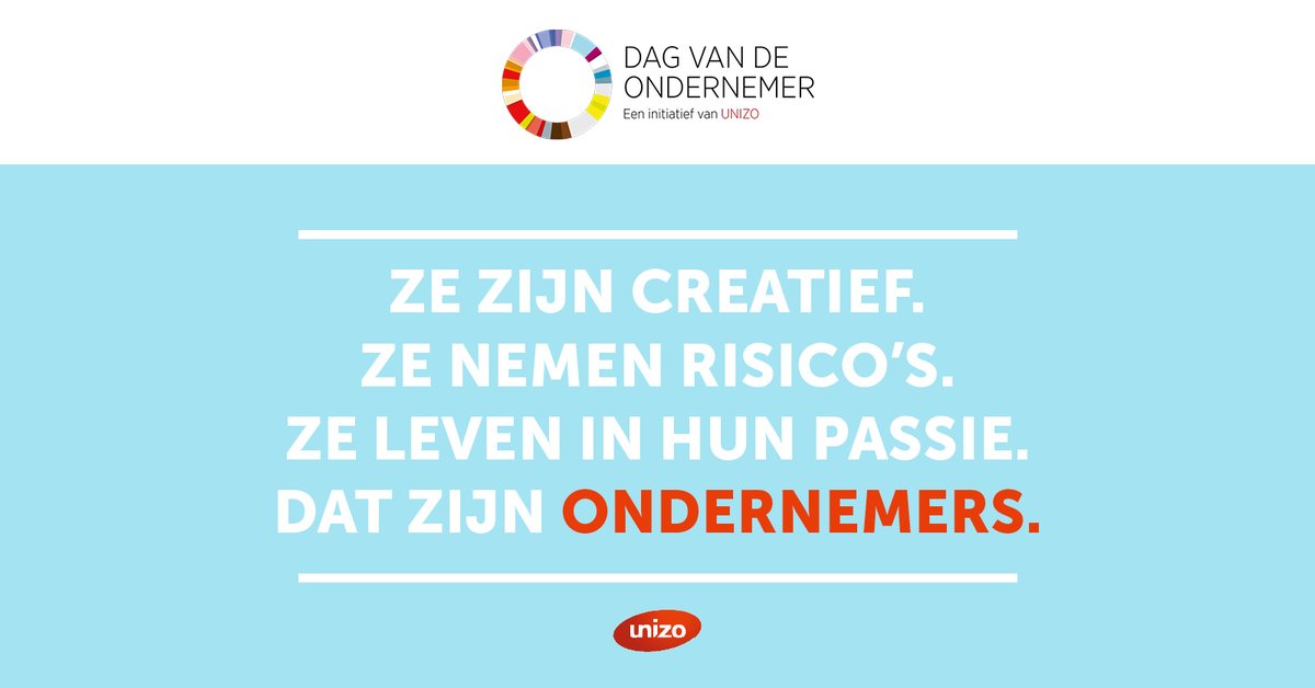 Vandaag is het Dag van de Ondernemer. We vieren het ondernemerschap en bedanken alle ondernemers voor hun lef en doorzettingsvermogen! Ondernemers verdienen respect voor hun inzet, zeker nu. 
Laten we hier vandaag de nodige aandacht aan geven.
#dagvandeondernemer #sterkondernemen