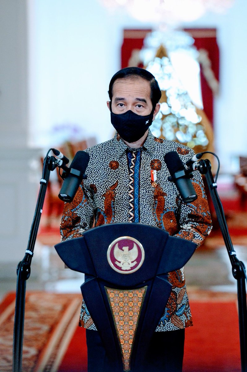 IwanKamah's tweet photo. Presiden RI Joko Widodo di pembukaan Jakarta Food Security Summit ke 5, Rabu 18 Nov 2020, mendorong pengembangan sektor pangan dgn cara inovatif, efisiensi, berkualitas, ekonomis, akrab lingkungan dan menjadikan petani sejahtera. @jokowi #JumatBerkah #JFSS2020 @KADIN_Indonesia https://t.co/DBziaTzSkJ