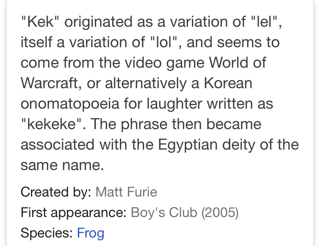 I wonder how important Egyptian mythology is to the Great Awakening....