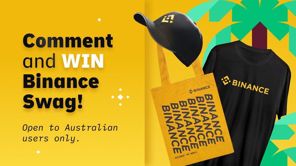 Binance_AUS's tweet photo. Win a #Binance Summer Swag Pack! 

What was your best trade with $AUD on https://t.co/8yJ9I5TFlw? RT this tweet &amp; comment below 👇

5 random winners will be selected. Open to #Australian users only.

Ends Sunday 22 Nov. https://t.co/MN5kp1xHZB