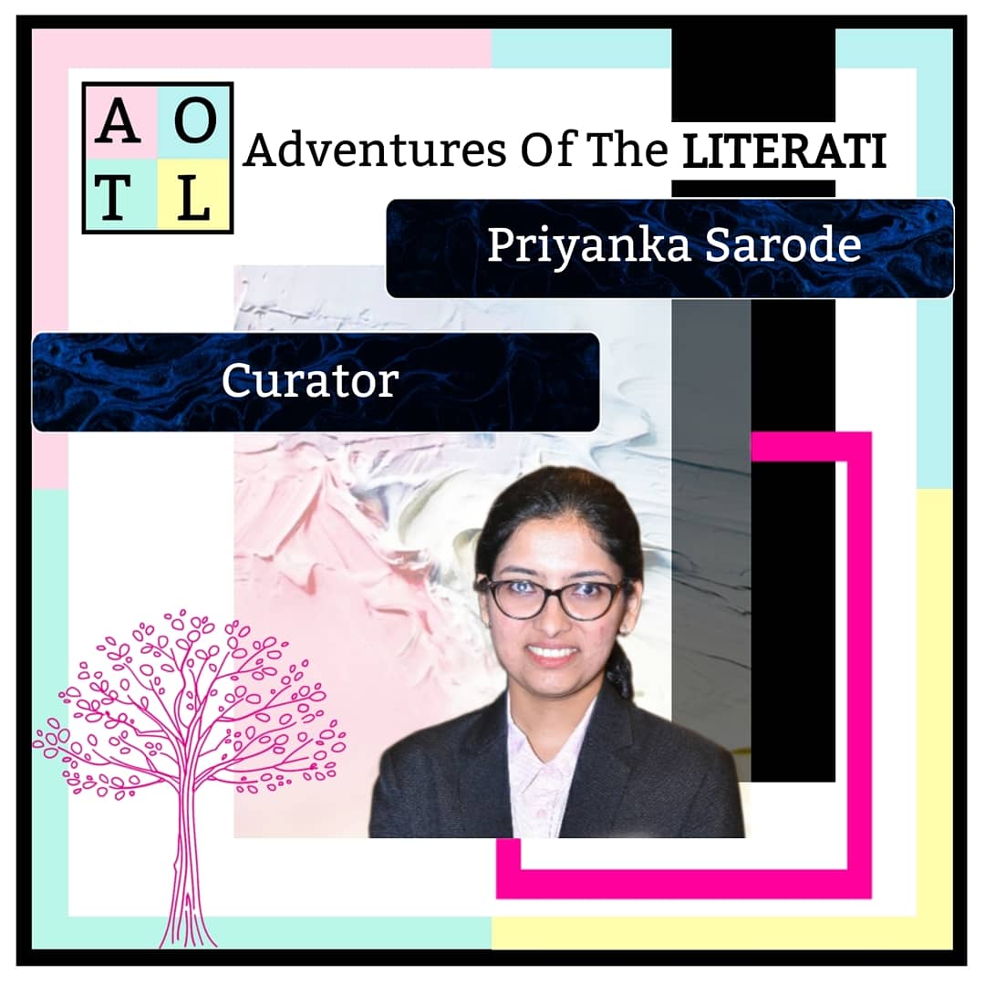 teamaotl's tweet photo. Meet Priyanka Sarode - Curator of Adventures Of The Literati (A O T L)
.
.
.
Curated By
Snehi Kotak & Priyanka Sarode
#adventuresoftheliterati #teamaotl #curator #litfest #litfest2020 https://t.co/mTQVm70iZ6