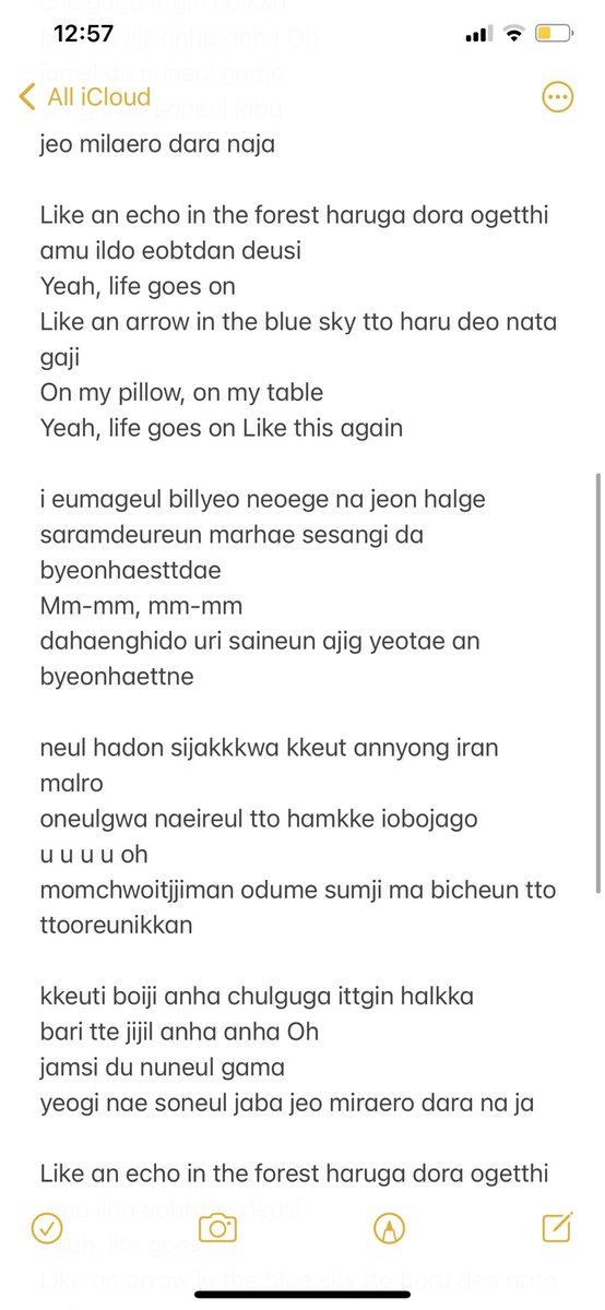 Bts life goes on lyrics Bosyoga