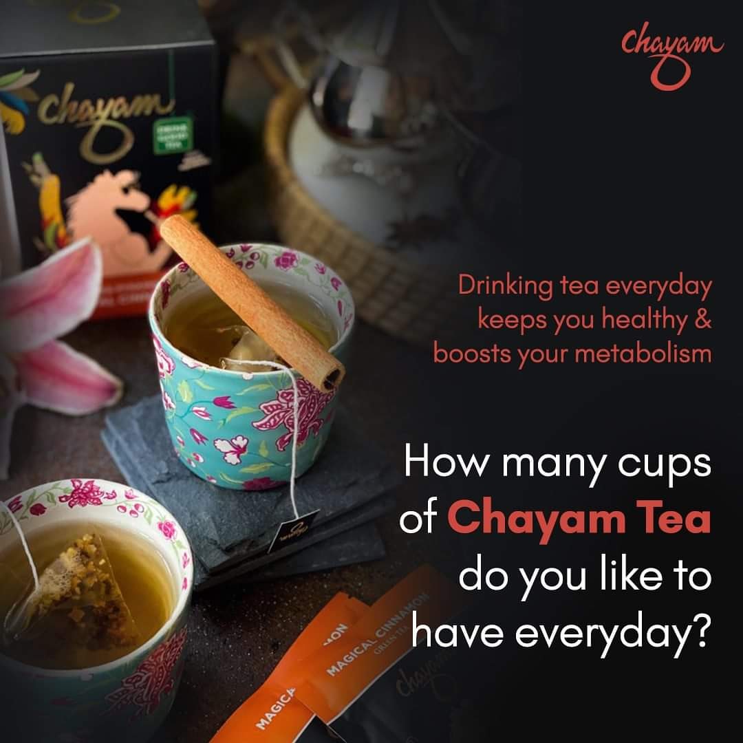 ChayamTea's tweet photo. Tea reduces the risk of heart disease - Tea can potentially improve the blood flow around the body.

How many types of Chayam Tea do you drink everyday?

Try it today, if you haven't 
Visit
https://t.co/ORbXPR4SvW

#ClassicTea #HealthyLifestyle #TeaBlends #Sustainable #chayamtea https://t.co/JaVM7jOerr