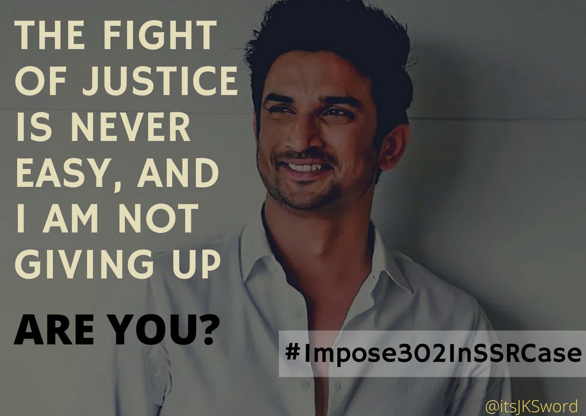 NehaT1923's tweet photo. CBI please speak up about SSR case.. atleast clarify it's a planned brutal Murder. 
Koi bachcha bhi bata skta h ki that was not a suicide rather a Murder planned beautifully by those culprits
@PMOIndia @HMOIndia pls don't break our trust
#Impose302InSSRCase
@Iamkomal13 @SSRkaFan https://t.co/E0sxbLQqL5