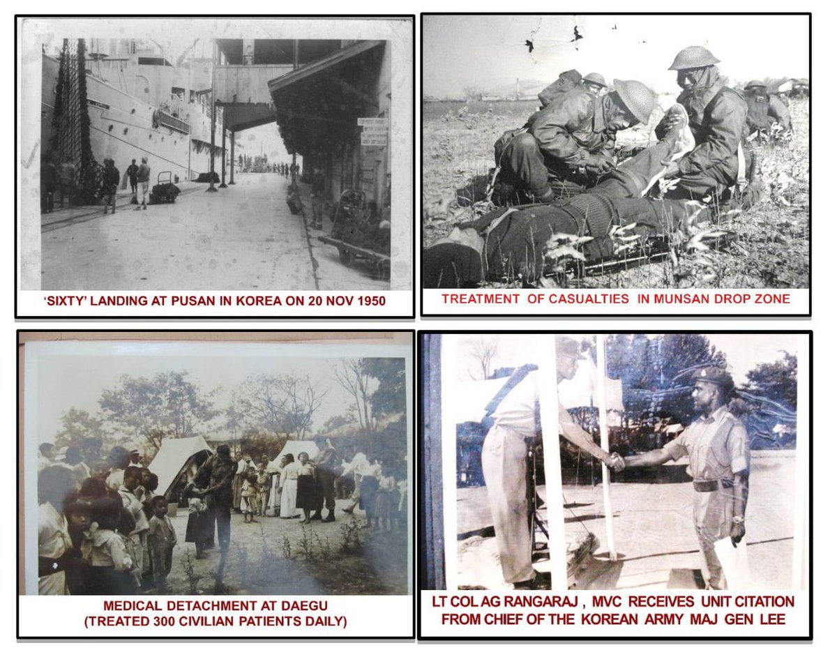 ranganathan_sr's tweet image. On this day 70 years ago, a 331 strong Indian medical unit landed at Busan Port. 60 Para Field Hospital was deputed to assist UN forces fighting in defence of the ROK. India is proud to have been able to help the Korean people in their time of need. @IndiainROK @MEAIndia
