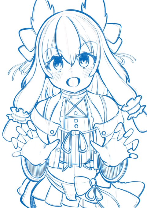 ラフが描けて満足した 