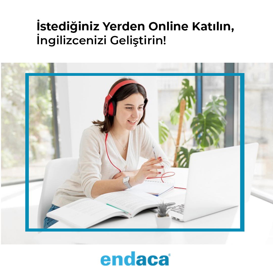 İster evde ister dışarıda, nerede olursanız olun yurtdışından akreditasyona sahip yabancı öğretmenlerle canlı dersler gerçekleştirin, İngilizcenizi etkili geliştirin!

🌐endaca.com
☎️0850 885 05 75
#ingilizce #online #yabancidil #ingilizceogren #onlineingilizce