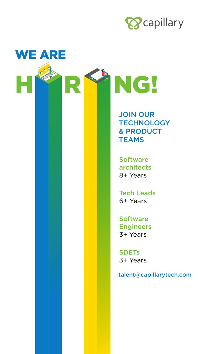pigol1's tweet photo. Hiring Alert! @capillarytech Please retweet to help us reach out to the relevant audience who might be interested. #hiring #tech https://t.co/0wjF3VvhZe
