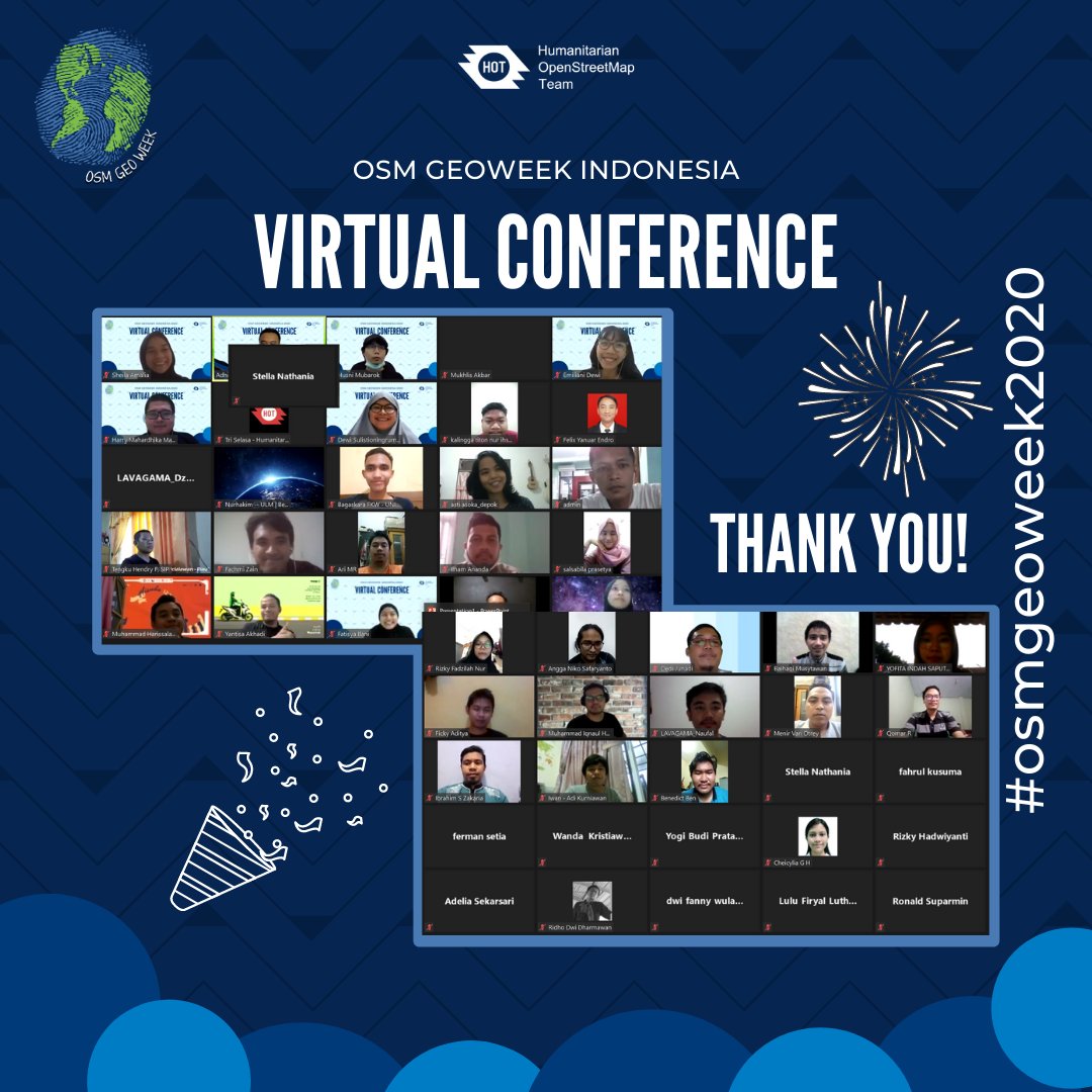 HOTOSM_ID's tweet image. #osmgeoweek

More than 100 participants joined our #osmgeoweek2020 event! Thank you for coming and celebrating OSMGeoWeek with us!

You can see the recorded webinar on our Youtube channel: OpenStreetMap Indonesia.

See you next year!👋🏼🇮🇩