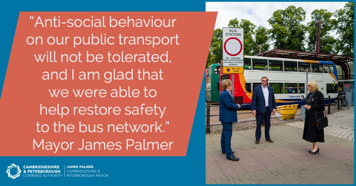 Cambridgeshire and Peterborough Combined Authority (@cambspboroca) on Twitter photo Following recent reports of anti-social behaviour on #Cambridge #buses, we worked with <a href="/CambsCops/">Cambs Police ๐</a> and <a href="/Stagecoach_East/">Stagecoach East</a> to bring about the arrests of vandals, by masterminding the idea of a โTrojan Busโ. Find out more about how we got on: bit.ly/2IYLUiM Following recent reports of anti-social behaviour on #Cambridge #buses, we worked with <a href="/CambsCops/">Cambs Police ๐</a> and <a href="/Stagecoach_East/">Stagecoach East</a> to bring about the arrests of vandals, by masterminding the idea of a โTrojan Busโ. Find out more about how we got on: bit.ly/2IYLUiM