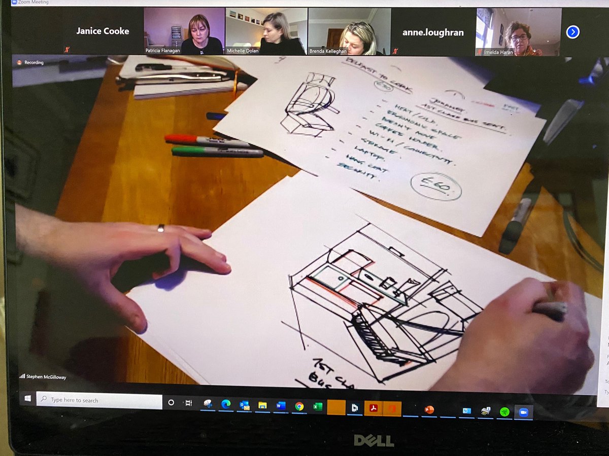 ConnectedNI's tweet photo. This week we kicked off our first SPARK Workshop focussing on an Intro to #Storyboarding for #NewProductDesign. Quite simply, a MasterClass by Stephen McGilloway, BigSmall Design! Thanks @Rejig5 for hosting
#DesignThinking #Sketching #ProductDevelopment #ProductDesign #Innovate https://t.co/g2LMtBVK58