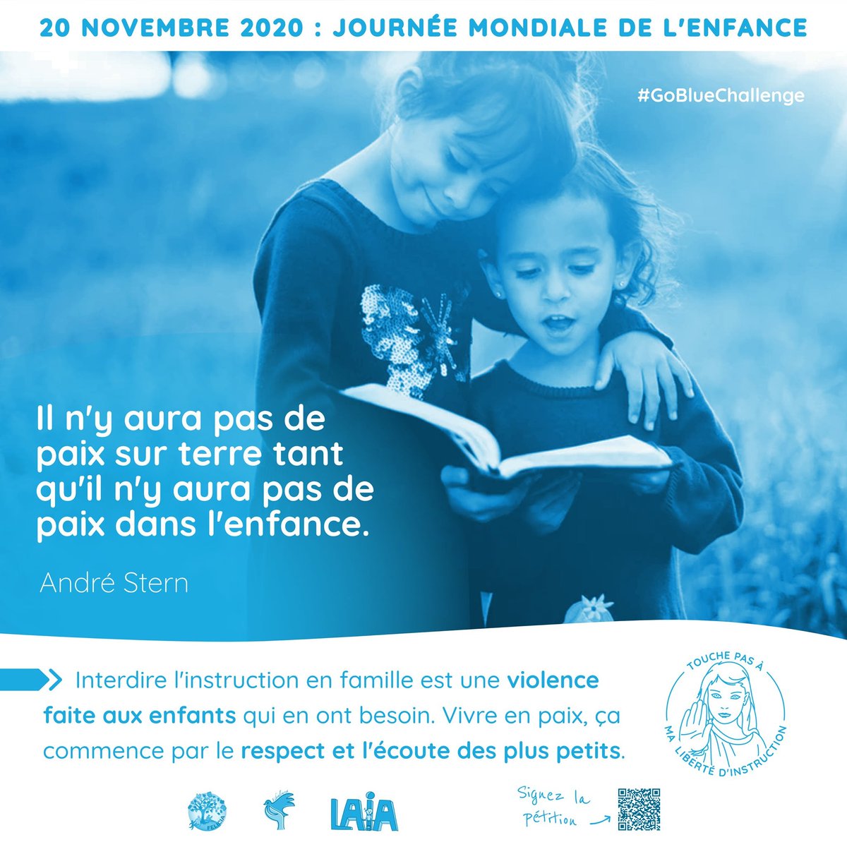 UnieAssociation's tweet photo. @education_gouv la #CIDE c'est aussi la #liberté dont vous voulez les priver.
@EmmanuelMacron @jmblanquer @JeanCASTEX #GoBlueChallenge @UNICEF_france @fedefelicia #touchepasamonief #eniefmercinosenfantsvontbien https://t.co/Wu2Cojp1JH