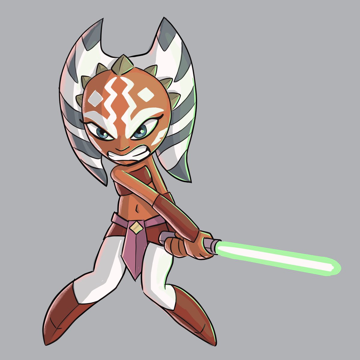 Tonycartoonish's tweet photo. A #DTIYS #chibi #ahsokatano #togruta for #alienber . #TcDTIYSTano
#starwars #disneyfanart #disney #lucasfilm #starwarsfanart #jedi #ahsoka #lightsaber #starwarsrebels #clonewars #rebels #alien #scifi #scifiartwork #jediknight #padawan #drawn in @adobedrawing #adobefresco #fresco https://t.co/zzpGD0ANRs
