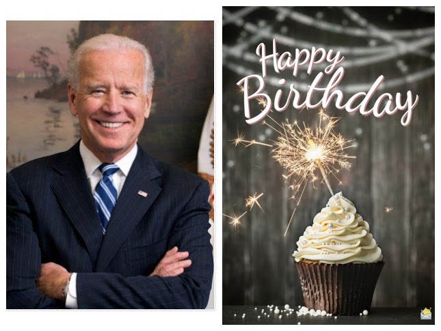 Herzliche Gratulation zum 78.Geburtstag    Joe Biden 
Happy Birthday 