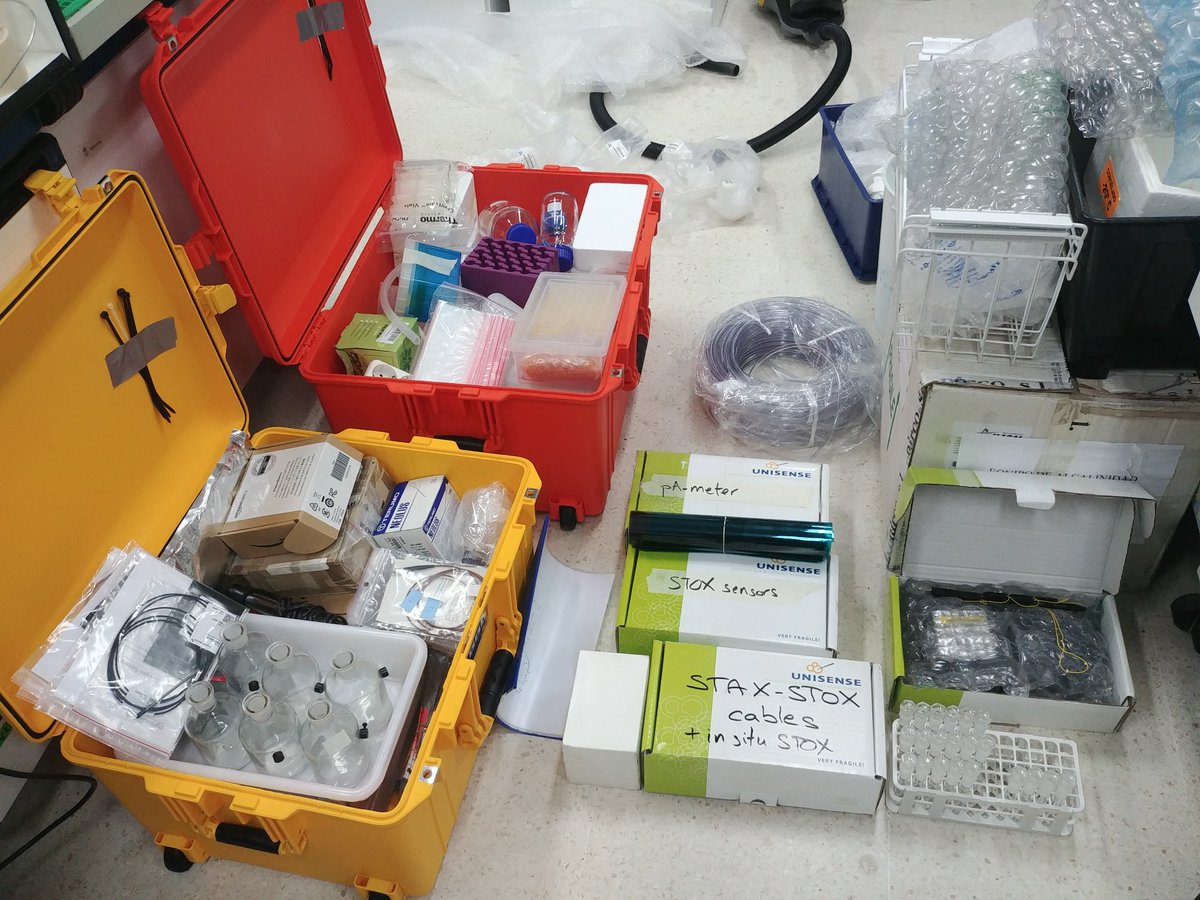 gyrosigma's tweet photo. Empecemos con el Tetris. Preparando el material para la campaña. Cuenta atrás: 7 días para salir.
Let's start the game: playing Tetris with the equipment. Leaving for next cruise in 7 days.
#SR2011 #RVSallyRide #OMZ #oxygen #oceans #Pacific https://t.co/poiWZ7FGnU