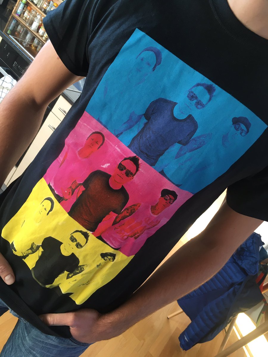 Greetings from Lausanne, Switzerland. From Blink 182 European Tour 2012. Maybe not a normal <a href="/BBC6Music/">BBC Radio 6 Music</a> playlist band but who cares, it’s #TShirtDay ! (He’s definitely a #BBC6Music convert these days)