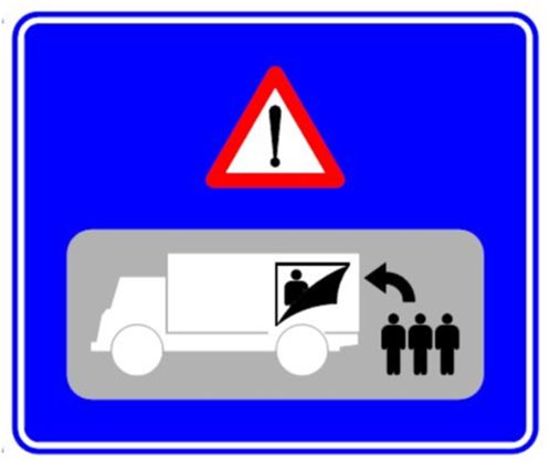 SammyMahdi's tweet photo. Op 15 parkings werden informatieborden geplaatst om vrachtwagenchauffeurs te wijzen op risico’s van inklimming.
In ketenaanpak is ook sensibilisering chauffeurs noodzakelijk 👏 https://t.co/rGidznNl8q