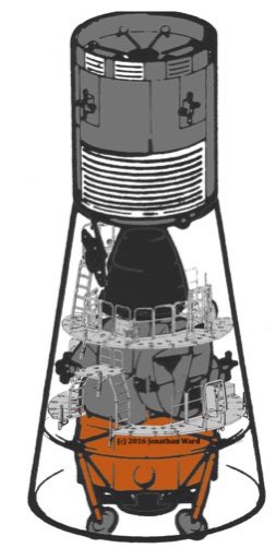 Even so this swap did not give technicians access to the LM, which was stacked on top of the Spacecraft Launch Adaptor where the LM was protected.