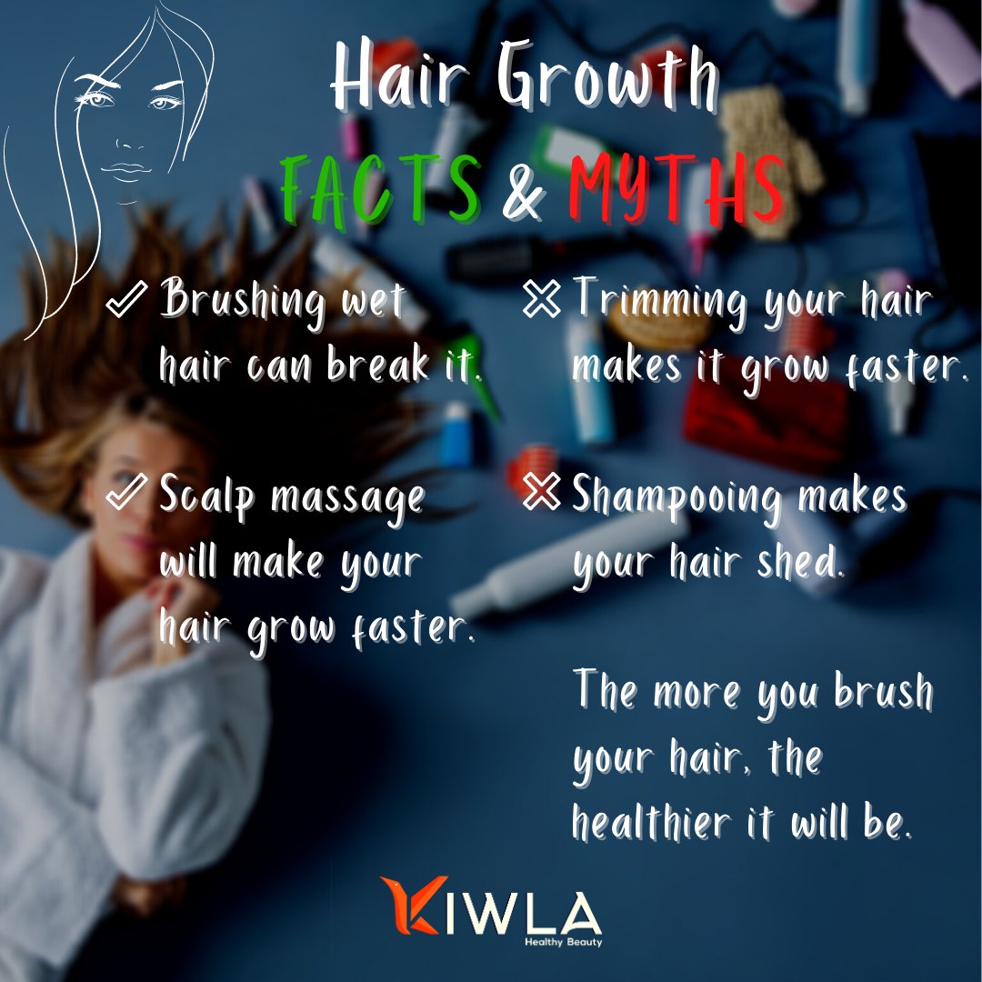 #hairgrowth #hairgoals #hair #haircare #hairfacts #hairmyths #brushing #comb #scalptreatment #scalpmassage #shampooing #shampoo #conditioner #facts #myths #hairstyle #haircut #hairstylist #beauty
#hairproducts #hairproblems
#healthybeauty
#thekiwla
@thekiwla