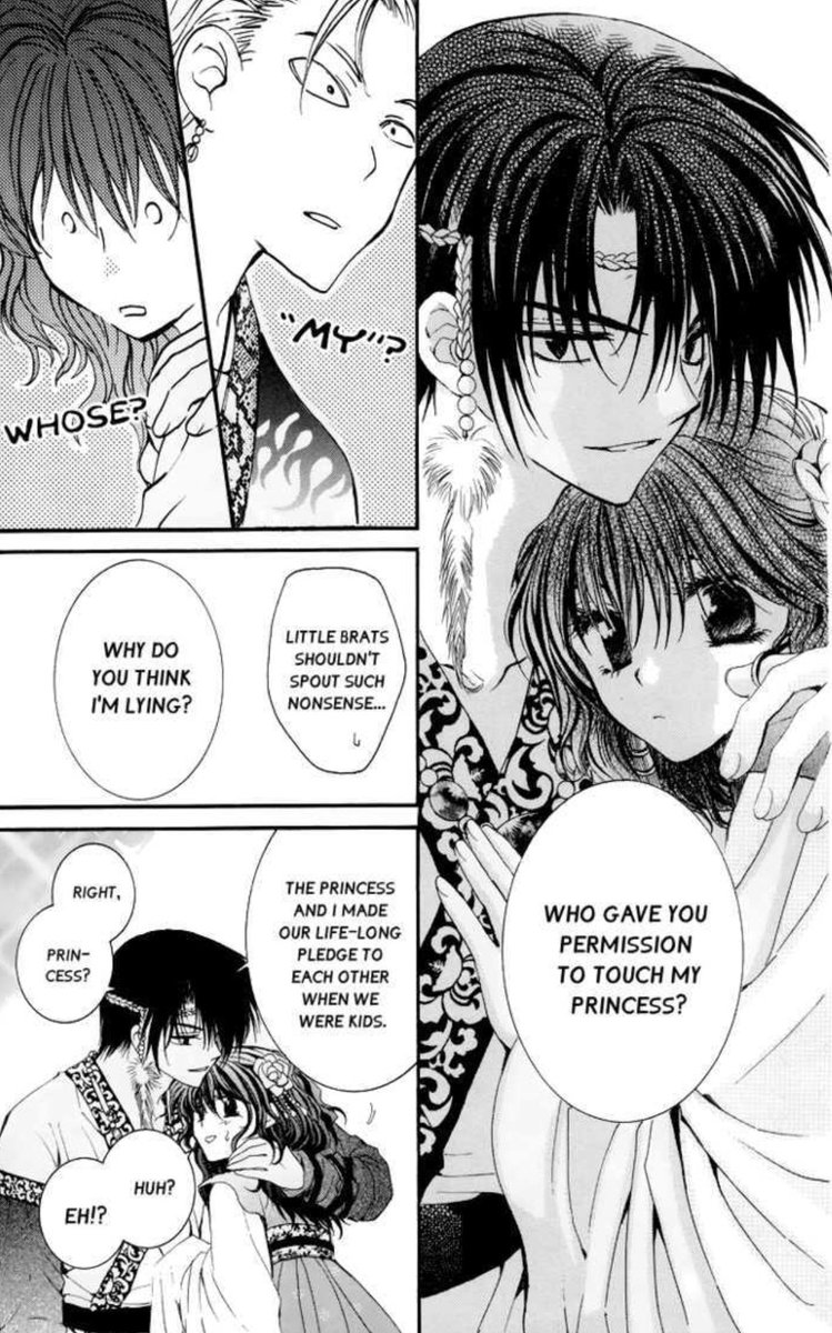   #AkatsukiNoYona: ‘HakYona Best Moments’ Poll Results! RANK 20: Chapter 03. Hak defends Yona from Taejun by saying that the two of them are promised to each other. —22 votes☆