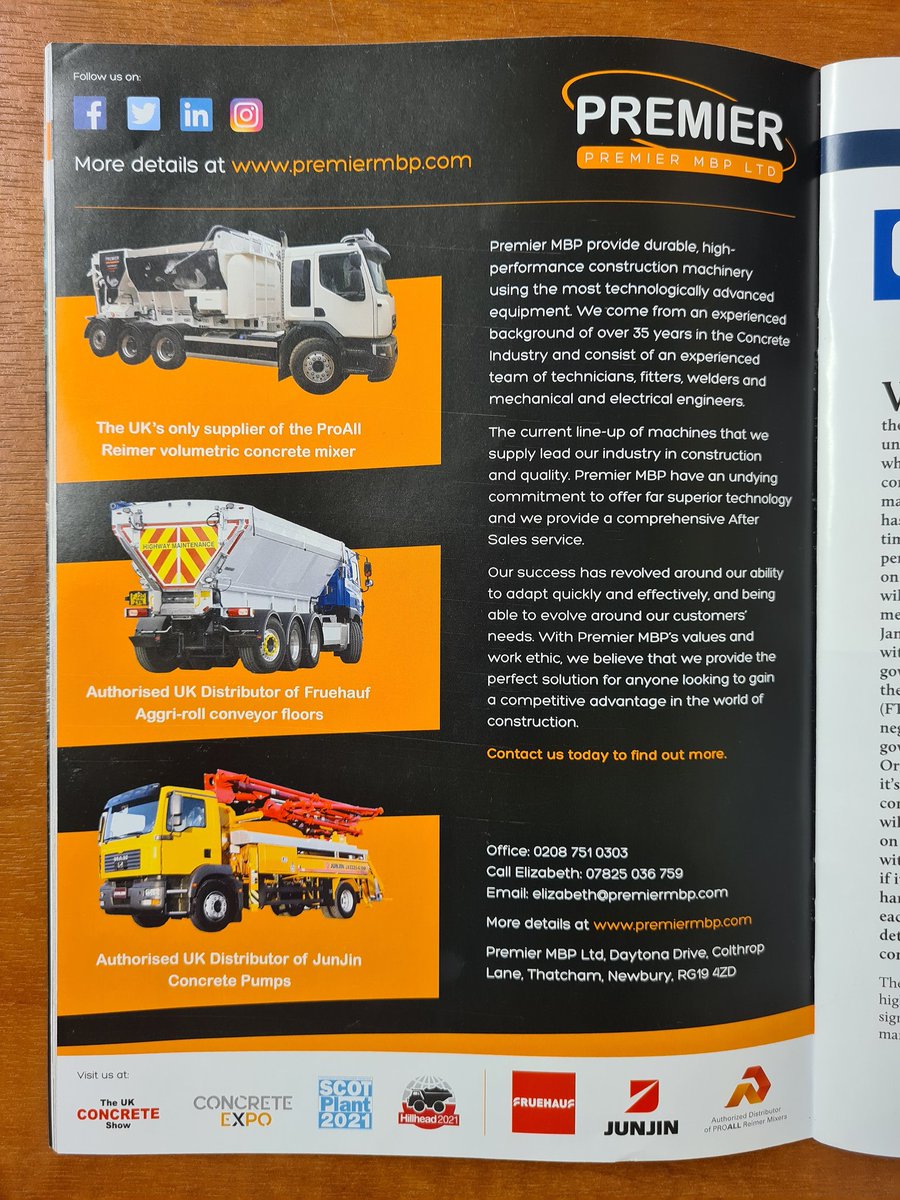 premiermbp's tweet photo. This month Premier MBP decided to feature our offering in Plant Planet Magazine, alongside an interesting article from the CEA (Construction Equipment Association) Senior Technical Consultant. 

Take a read here > 
https://t.co/Mizu2iOM7f 

To find out more call 0208 751 0303 ☎️ https://t.co/dhkFhXMNNT