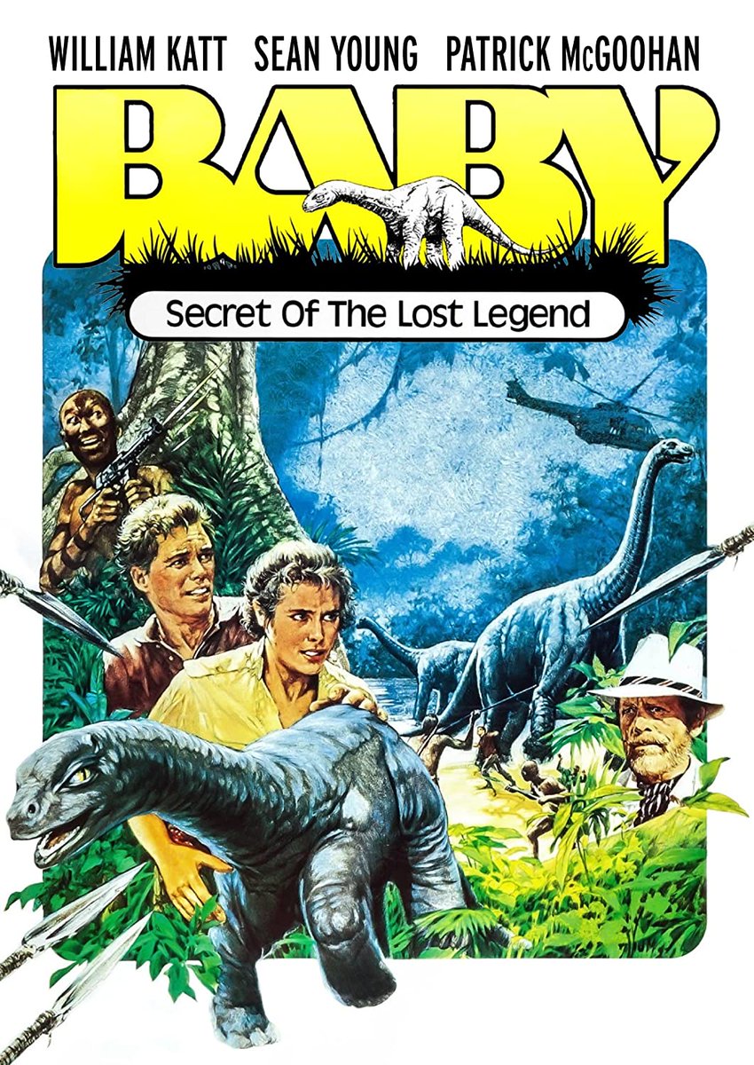 A little thread on "Baby: Secret of the Lost Legend" ('85).(It was nice of Burian to loan Disney his brachiosaurus for this poster.)