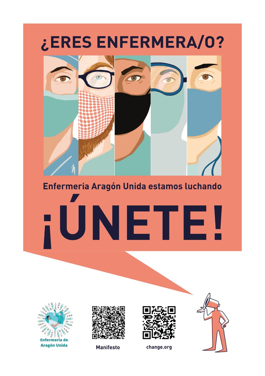 AragonUnida's tweet photo. Únete y difunde! Por una enfermería unida!
#enfermeriaunida
#luchaPorTusderechos https://t.co/Co3gYJx01R