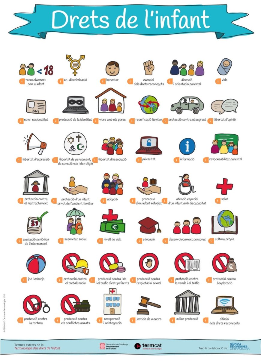 Avui 20 de Novembre dia dels Drets dels Infants. Tinguem-los presents sempre! 
#adxarxes