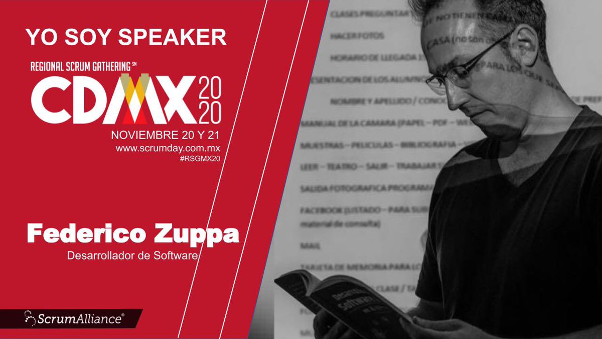 10pines's tweet photo. Hoy a las 15h @fzuppa va a estar charlando sobre agilidad en una empresa ágil (¡como 10Pines!) en el @ScrumDayMX.

¡No te lo pierdas!
https://t.co/ZQajQ5GsHa https://t.co/tdyZLOfuOI